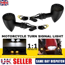 2x Bullet Motorcycle LED Turn