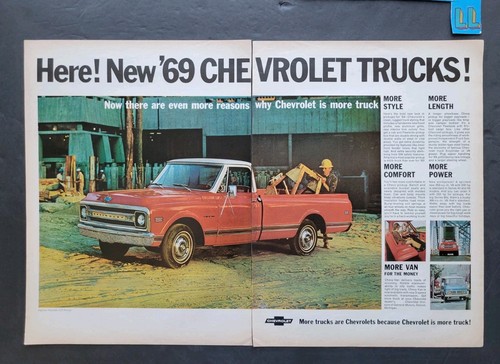 1969 chevy pickup truck promo - chevy,