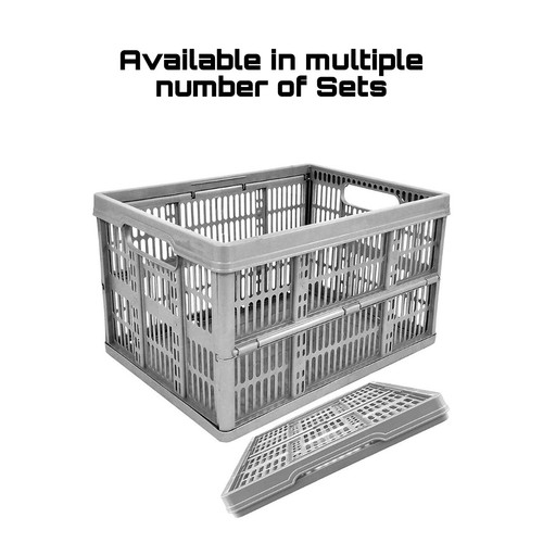 32l foldable plastic storage - plastic,