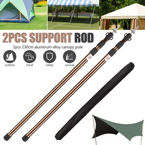 2pcs tent tarp poles universal - 2pcs,
