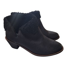 Kelsi Dagger Brooklyn Kayak Black Ankle Boots Size 8 EUC 