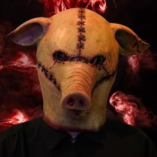 Adult Halloween Pig Mask Scary