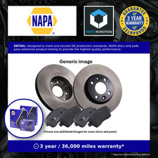 2x Vented Brake Discs and Pads