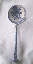 Copeland late Spode Antique  blue white Ladle 11in Victorian 1850s excellent