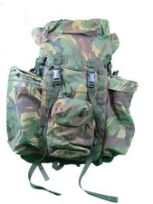 Genuine British Army Bergen Rucksack DPM Camouflage NEED REPAIRS 120L 