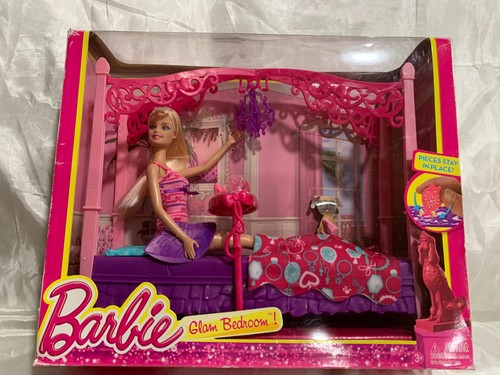 Barbie glam bedroom - glam, playset