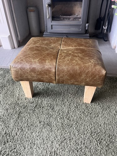 Footstool small honey brown - small,