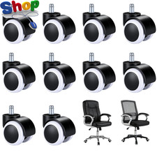 Office Chair Wheels, 10Pcs