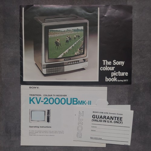 Vintage sony catalogue 1977 - sony,