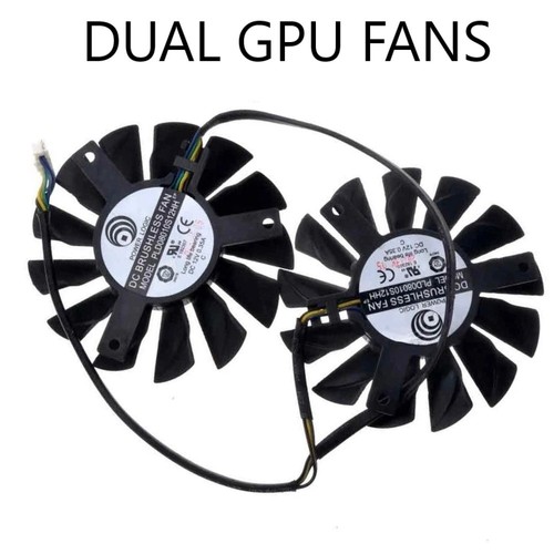Graphics card dual fan - card,