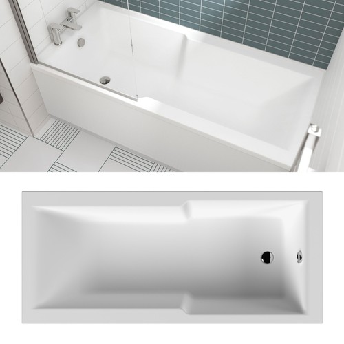 Nuie straight square shower - square,