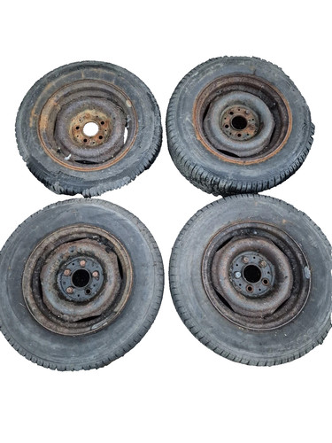 Mercedes w123 steel wheels - steel,