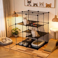 3 Tier Cat Cage Indoor Large
