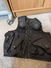 police tactical vest black