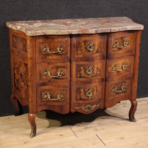 French commode dresser - , inlaid