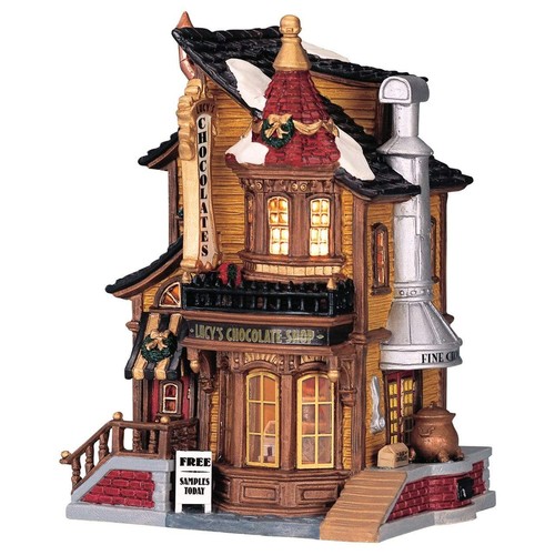 Lemax lucy chocolate shop - lemax, lucy's