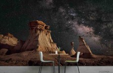 3D Boulder Starry Sky