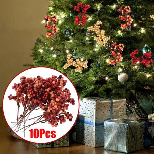 10pcs artificial berry stems - artificial,