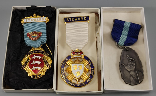 Vintage masonic medals - vintage,