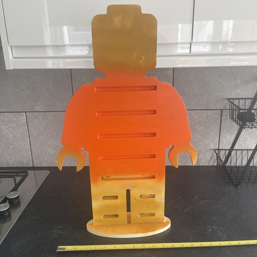 Block man mini - figure, display