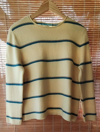 Women jigsaw sweater yellow