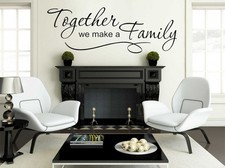 Family Wall Quote Together we