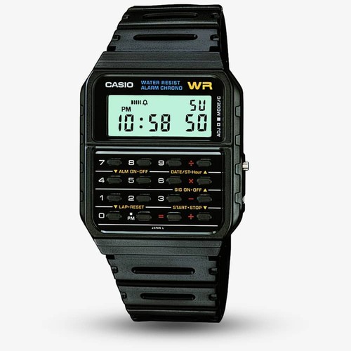 Casio black calculator - black,