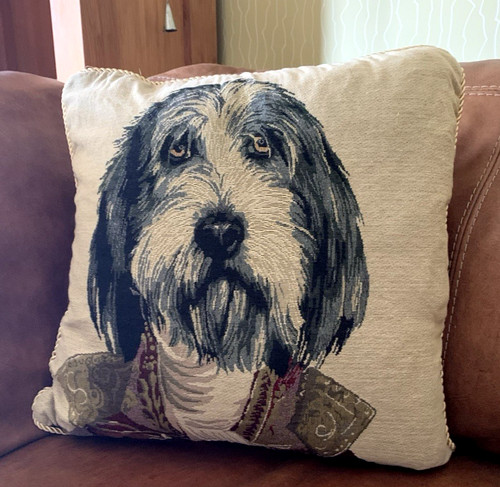 Tapestry woven cushion - tapestry,