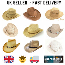 Quality Unisex Straw Cowboy