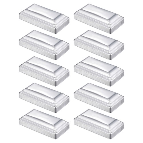 Pcs silver fence post caps - pcs,