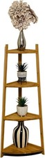 4 Tier Ladder Corner Bookcase