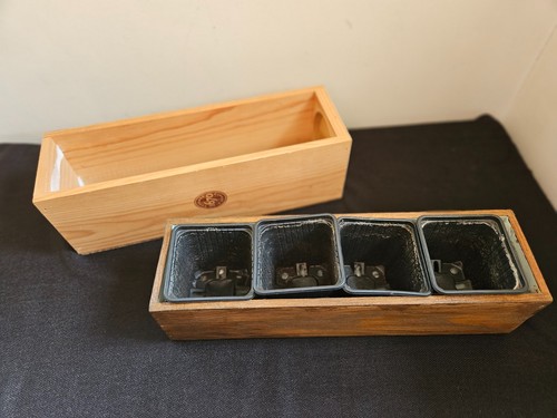 Wooden planter box indoor - wooden,