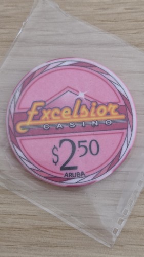 Ceramic casino poker - $2.50,