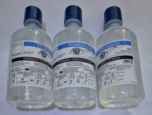 Sterile eye wash bottles - eye,