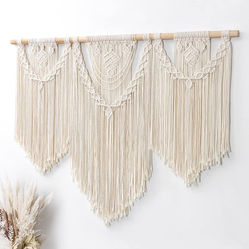 Large boho macrame wall - large,