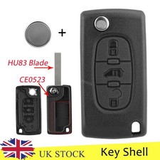 CE0523 HU83 Flip Key Fob Case