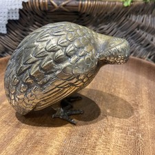 Heavy Brass Japanese Okimono