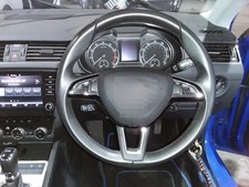 STEERING WHEEL SKODA OCTAVIA MK3 (Typ 5E) 2013 TO 2020 SE TECHNOLOGY TSI DSG