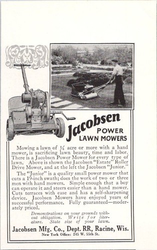 Jacobsen power lawn mowers - power,