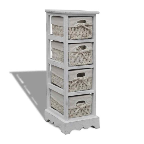 Wooden storage rack weaving - rack,