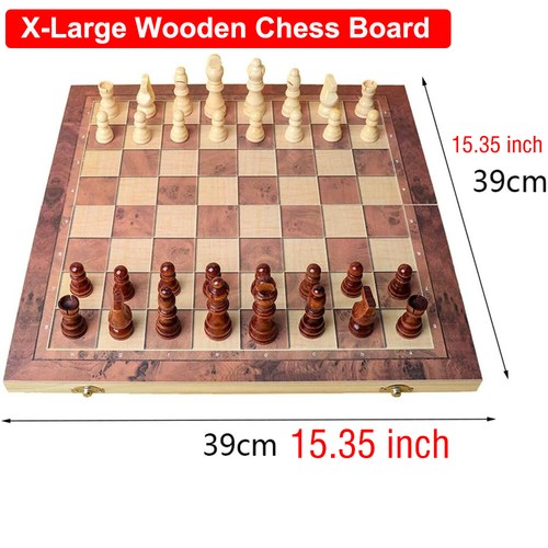 Large chess wooden set - large,