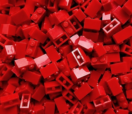 Lego bricks 2x1 1x2 part - 1x2,