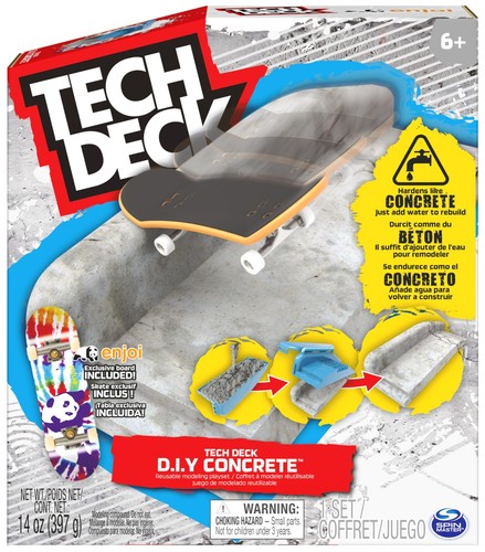 Tech deck diy concrete - deck,