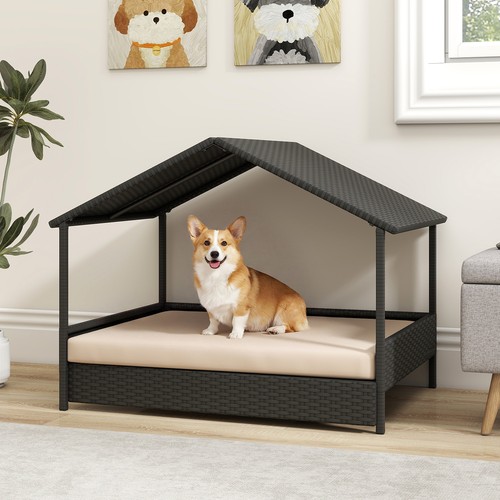 Wicker dog house outdoor - wicker,