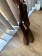 Aldo Byssa Full Length Boots Tan Brown Size 4 Worn Once perfect condition 