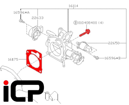 Genuine throttle body gasket - genuine,
