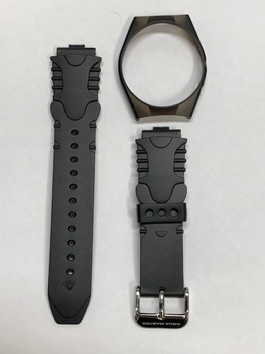 Black jelly aqua master strap - black,