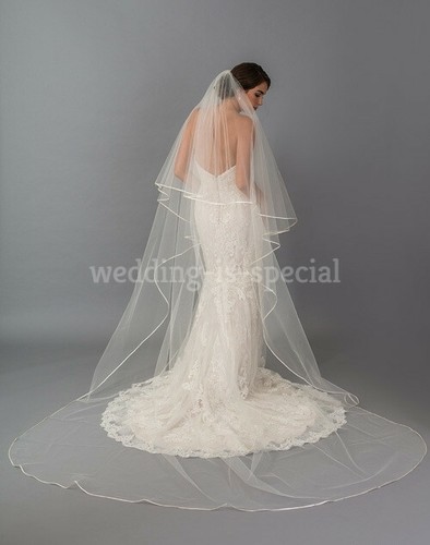 Ivory wedding bridal veil - ivory, 2