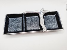 Carrol Boyes Condiment Dish Men at Work Three trays ex con