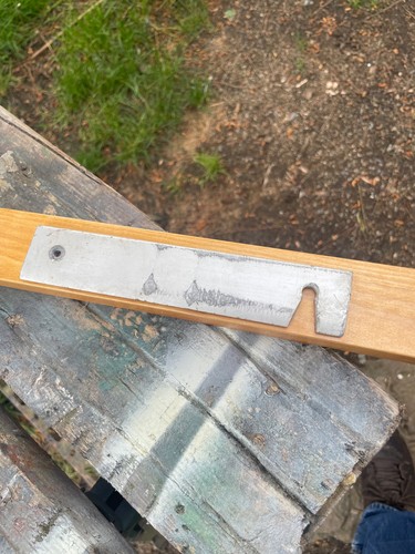 Sailing dinghy alloy mast gate - alloy,